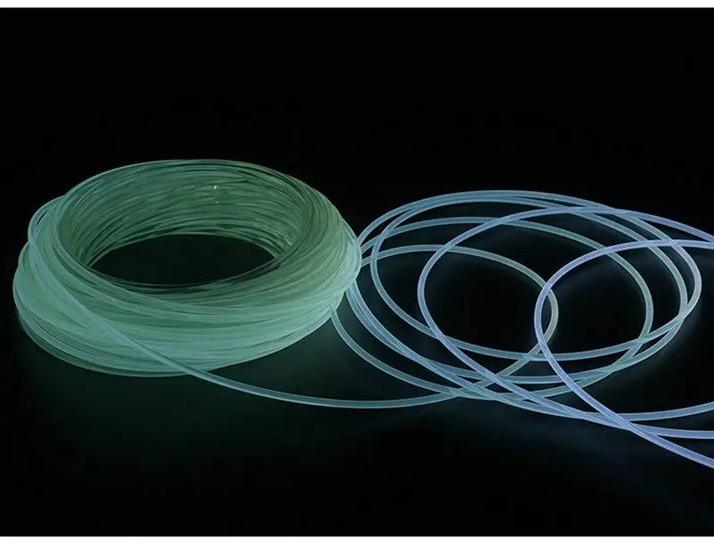 (Dia.)4mm Car Home DIY LED Lighting PMMA transparent Side Glow plastic Fiber Optic Cable hanging lamp curtain star ceiling decor