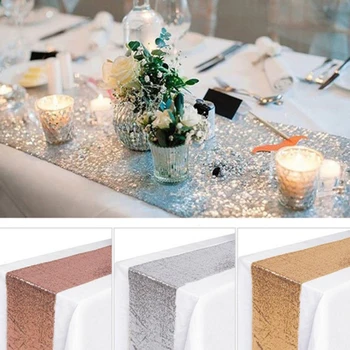 

Wedding Party Decorations Tablecloths Wedding Table Runners fit Rectangle/Round Table Decorations for Birthday Parties Banquets