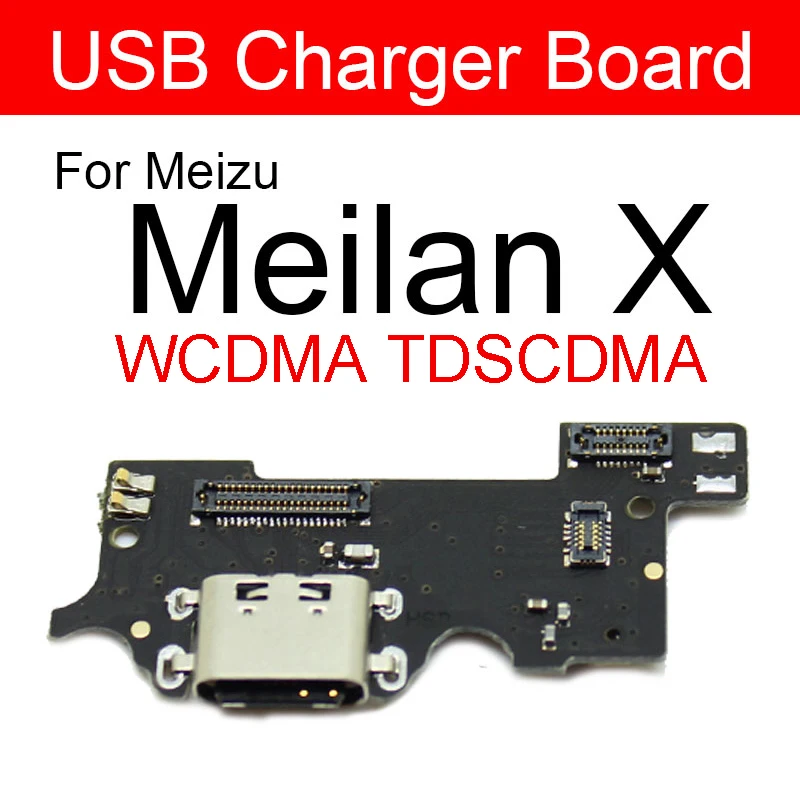 Зарядное устройство Usb Jack Prot Board Для Meizu Meilan Note 8 V8 X X8 Metal A5 M6T M9 M15 15 16 16X Plus Chargring Plug Dock Board - Цвет: Meizu X WCDMA