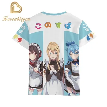 

KONOSUBA 3d Print Hip Hop T Shirt Men Top Women Fashion T-shirt Konosuba Harajuku Top Tees Funny Shirts Homme Tshirt