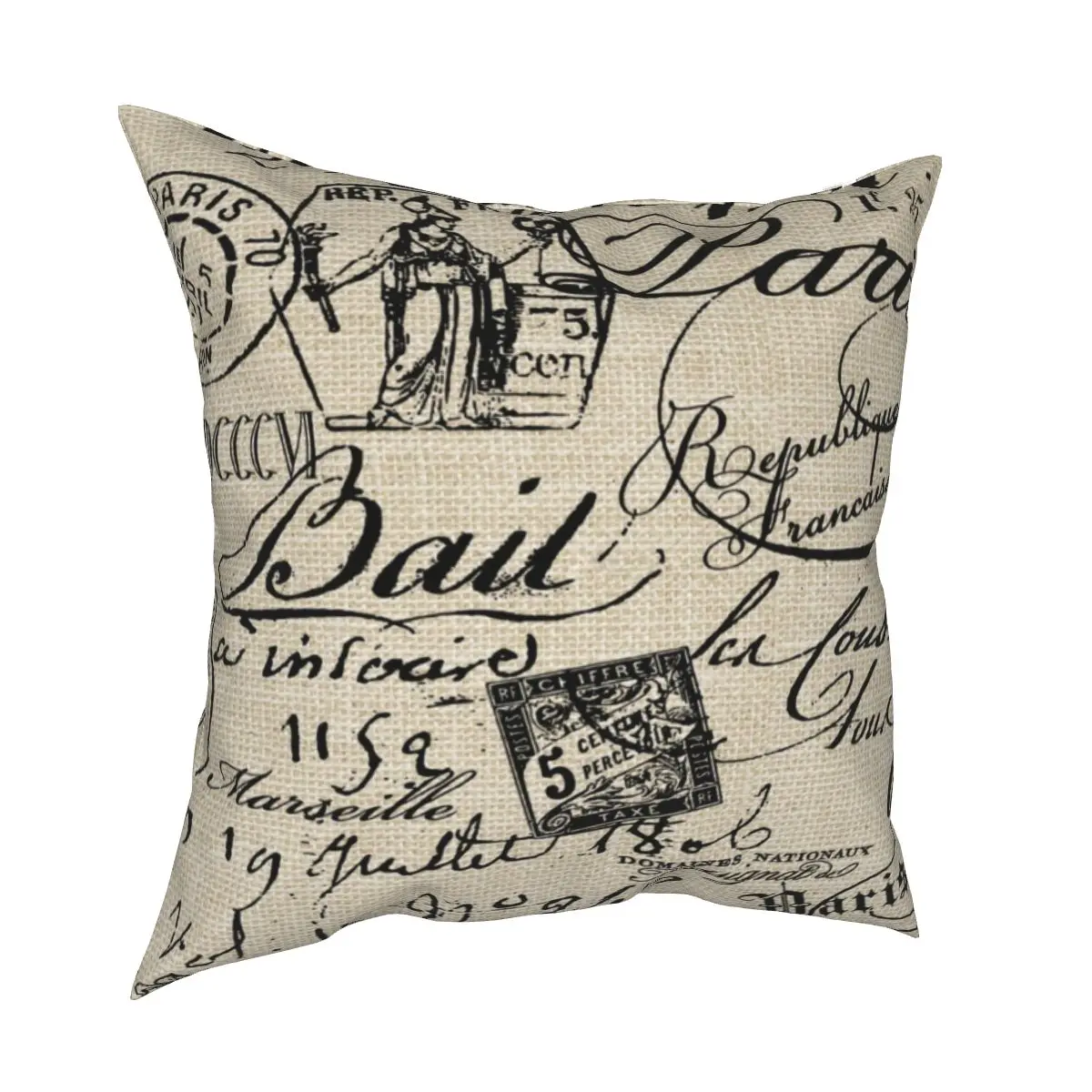 Французская ретро-наволочка для подушки французская винтажная наволочка