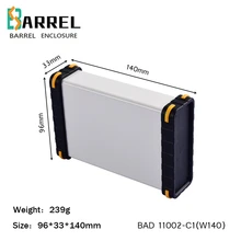 140*96*33 мм корпус алюминиевый чехол для электроники проект распределительная коробка инструмент динамик PCB плата управления Корпус переключателя