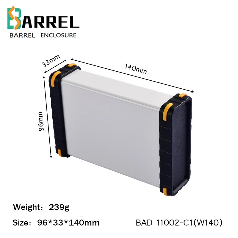 

140*96*33mm housing aluminium case for electronics project junction box instrument speaker PCB board control switch enclosure