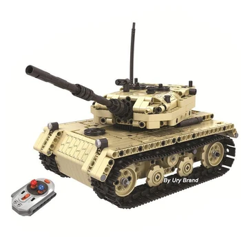 

759pcs Military Series Remote Control Splicing Tank Vehicle Model Building Blocks DIY Education Toys For Children Boys Gifts