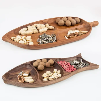 

Creative Nordic Style Wooden Board Home Snacks / Candy / Dessert / Fruit Plate Decorative Tableware WY5