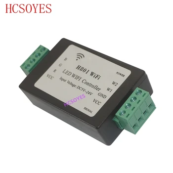 

H801 WiFi;RGBW LED WIFI controller;RGBW WiFi LED H801 Controller;DC5-24V input;4CH*4A output