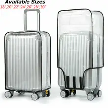 Универсальный Водонепроницаемый ПВХ прозрачный защитный чехол для чемодана чехол дорожная сумка против царапин