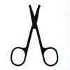 New 1pc 3.5" Stainless Steel Mini Portable Curved Mustache Nose Ear Hair Remover Trimmer Small Scissors 2