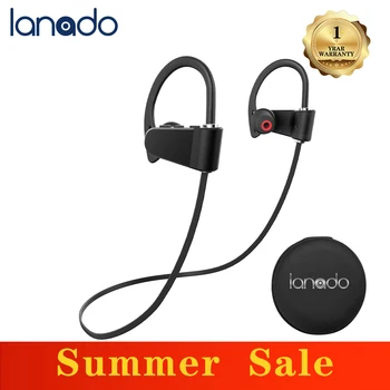 

2020 New IPX7 Noise Cancelling Neckband Stereo Bluetooth Headset Wireless Bluetooth Mobile Earphone HD MIC For Fitness Running