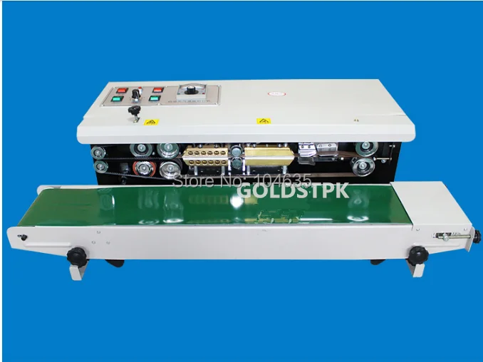 220V Конвейерный запайщик Автоматическая надувная непрерывная машина запечатывания пленки воздушная пластиковая сумка продольная закаточная машина для пищевых продуктов