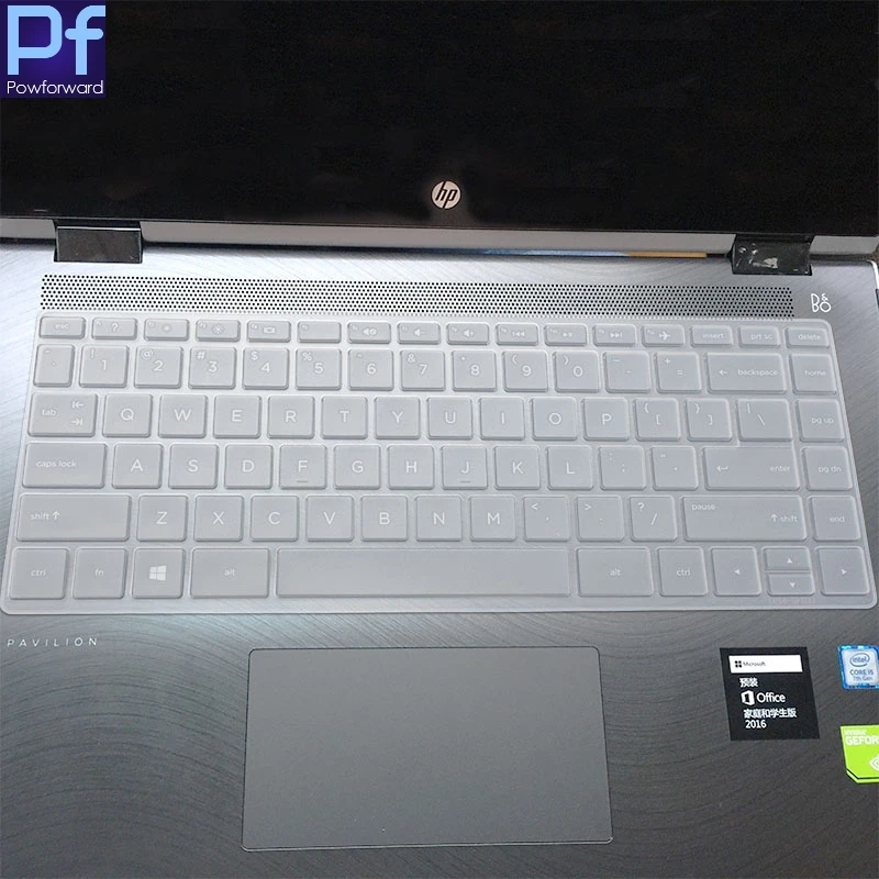 clear Силиконовый защитный чехол для клавиатуры hp 240 G6 245 G6/hp 246 G6 для павильона x360 14-ba100TX/ba101TX 14-bf110TX - Цвет: clear