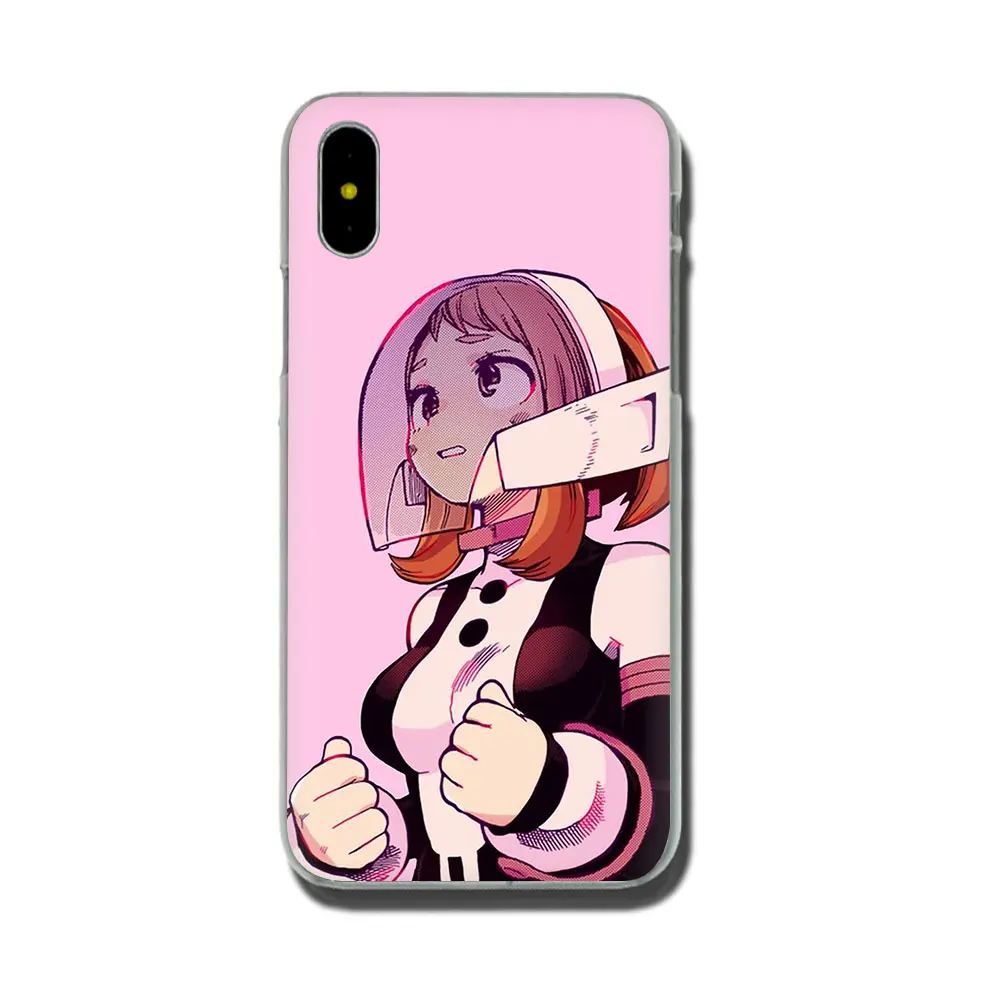 H3 Ochako Uraraka My Hero Academy Жесткий Чехол Для Телефона iphone 5 5s 5c 6 6s Plus 7 8 Plus X XR XS 11 Pro Max - Цвет: H3