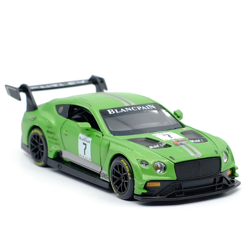 Точная имитация эксклюзивный Diecasts& Toy Vehicles RMZ city автостайлинг Континентальный GT3 1:32 Сплав литья под давлением модель звуков и света