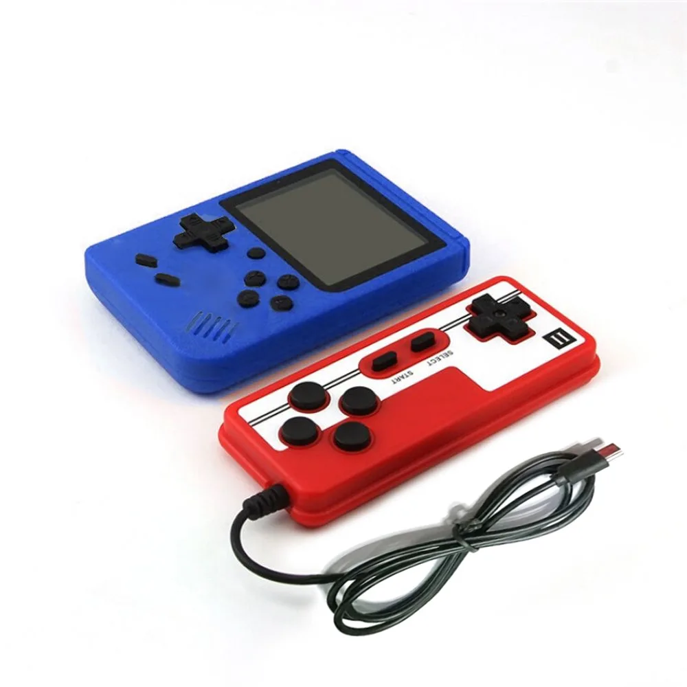 800 Retro Console Double Handheld Game Player Battery 3.0 Inch LCD Built-in 400 Video Games Gift for Kids Classic Videoconsolas 