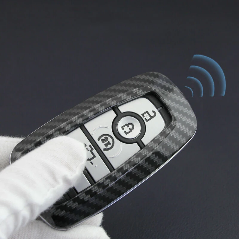 Чехол для автомобильного ключа, запасная крышка, твердый корпус, пылезащитный ABS пластик, углеродное волокно, стиль для Ford Fusion-, прочный