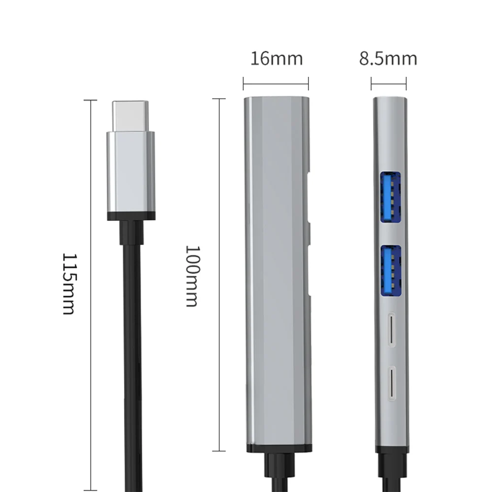 USB C HUB 3.0 Type C 3.1 3/4 Port Multi Splitter Adapter OTG USB for Macbook Pro 13 15 Air Mi Pro HUAWEI PC Accessories