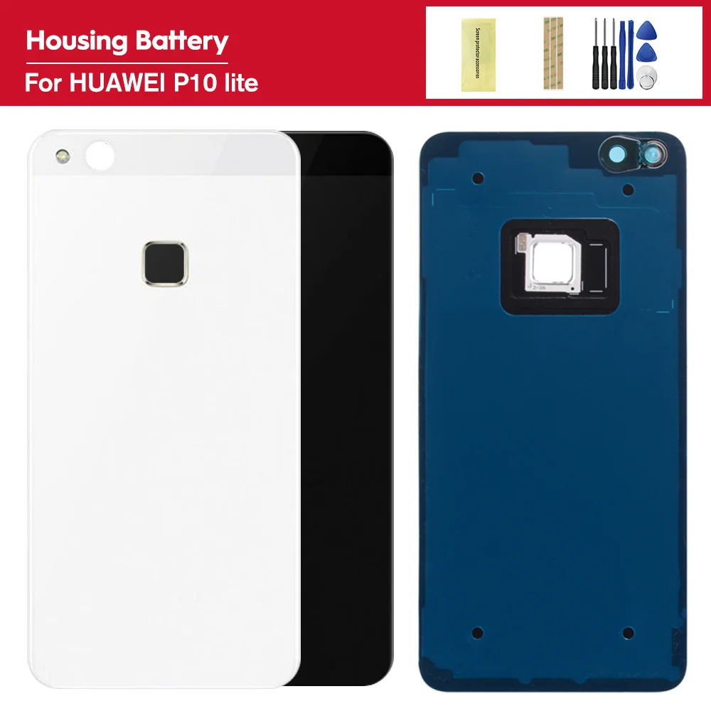 Запасные части для huawei P10 Lite/Nova Lite стеклянная задняя крышка Huawei p10lite аккумулятора