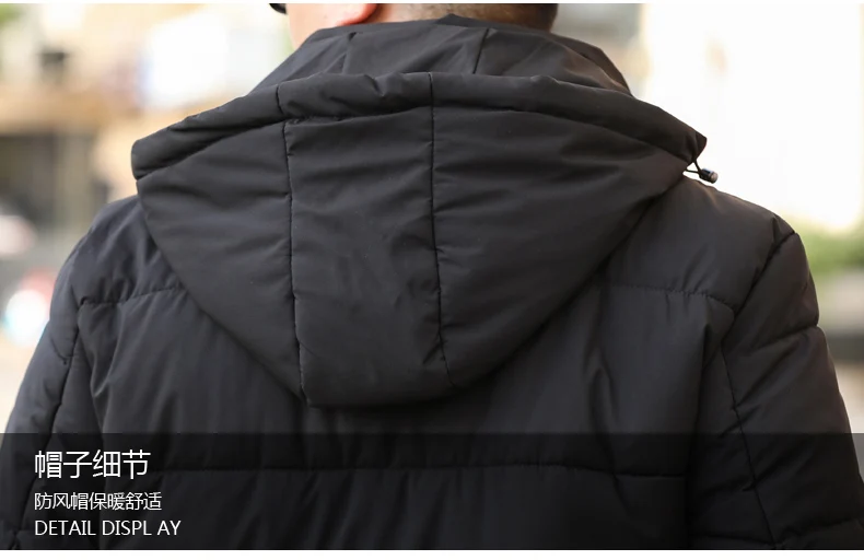 Большие размеры 10XL 8XL 6XL 2019 мужские зимние куртки нагрудный Изысканный карман простой подол практичная ветрозащитная молния высокое