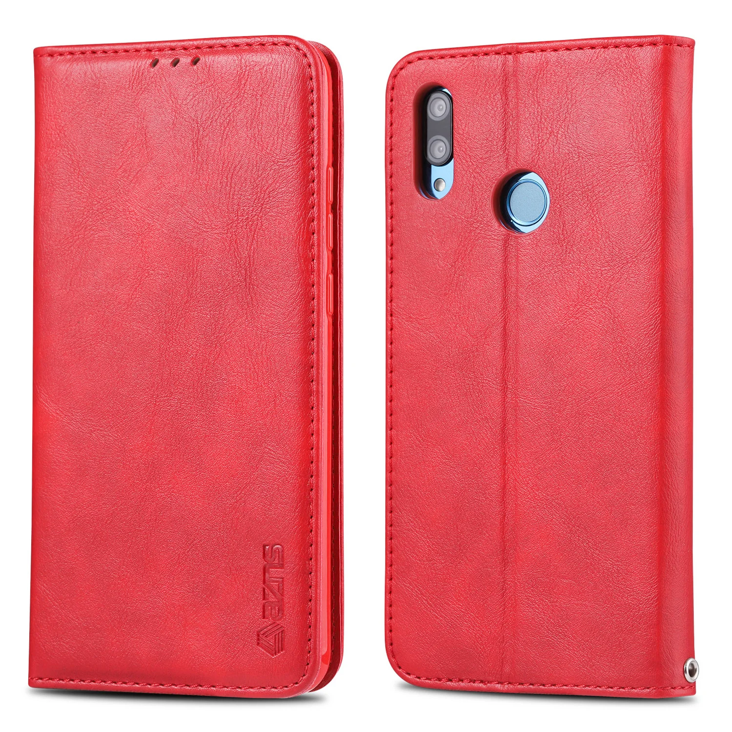 Azns бумажник телефон чехол для Huawei Y7 Чехлы Чехол PU флип 6,26 дюймов Чехол для Y7 Lite бизнес оболочки