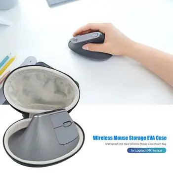 

Wireless Mouse EVA Case Portable Travel Protective Bag Durable Smooth Sturdy 360 Degree Zipper for Logitech MX Vertical