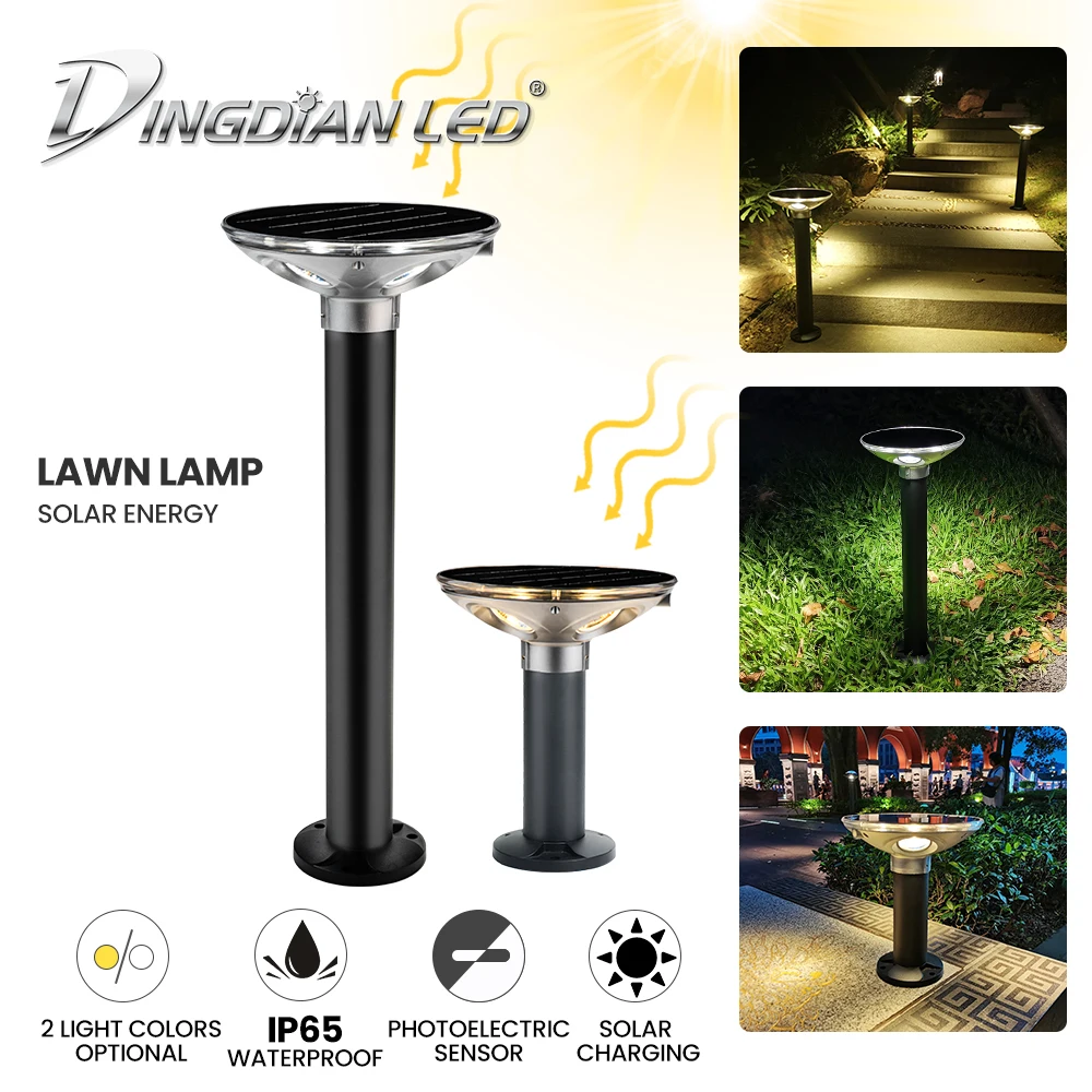 

UFO Waterproof Solar LED Lawn Light 7W Garden Lamps Outdoor Pathway Solar Night Landscape Decoration Solar Lighting AC165V-265V