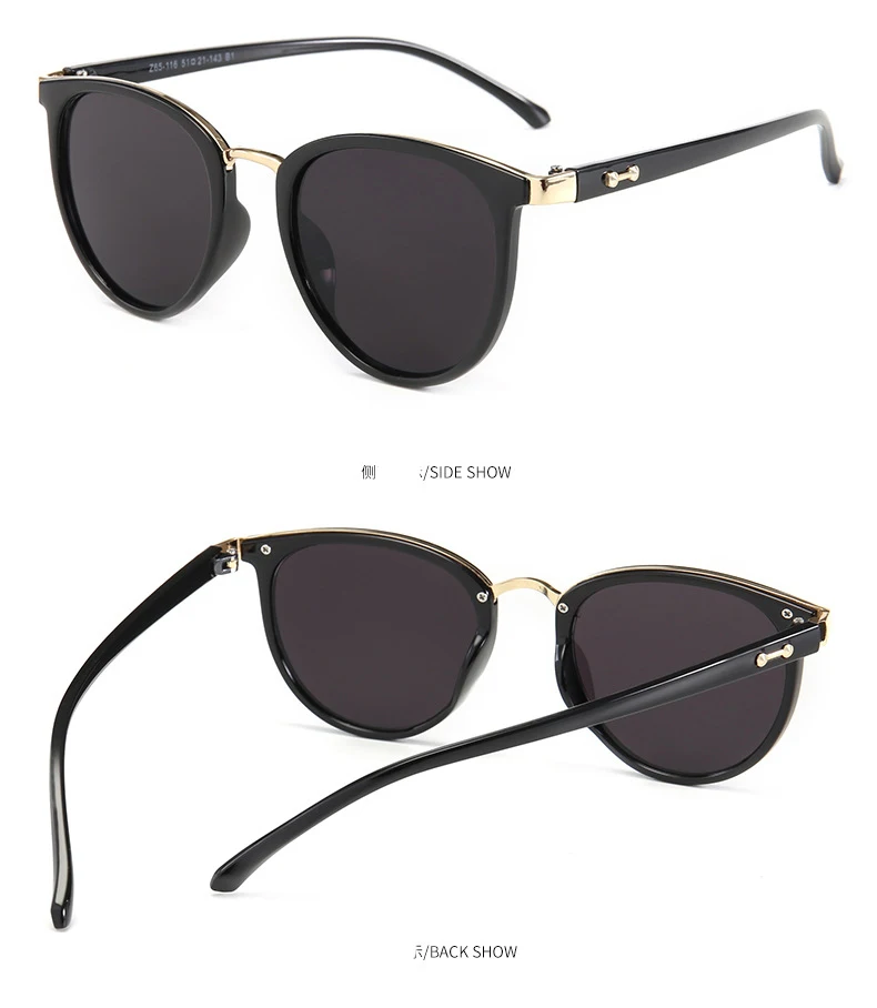 Feishini, роскошные Винтажные Солнцезащитные очки для женщин, кошачий глаз, фирменный дизайн, горячие солнцезащитные очки для женщин, женские очки, градиентные, UV400
