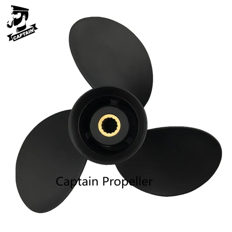 Captain Propeller 9.25x11.5 Fit Tohatsu Outboard Engine 9.9HP 15HP 18HP 20HP MFS15C MFS20C MFS9.9C 14 Tooth Spline 3BAB64524-0 captain outboard propeller 9 3x10 fit tohatsu engines 9 9hp 15hp 18hp 20hp 14 spline aluminum high thrust propeller 3 blade