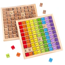

Montessori Educational Wooden Toys For Kids Children Baby Toys 99 Multiplication Table Math Arithmetic Teaching Aids