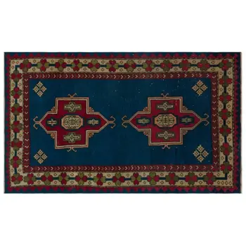 

Handmade Natural Vintage Turkish Area Rug 120x211 Cm-3'11''X6'11''