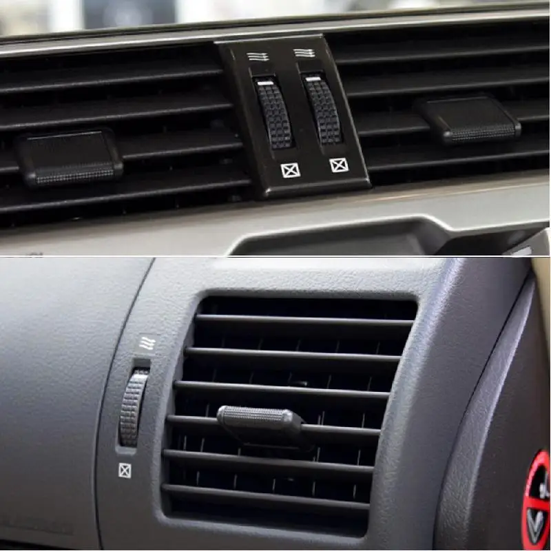 4 комплекта автомобильных зажимов A/C для вентиляционных отверстий комплект