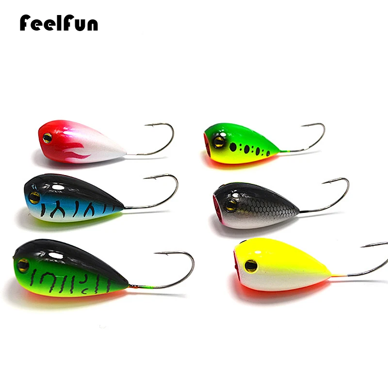  FeelFun Croatian Egg 55mm 13g Popper Fishing Lure Crank Bait Artificial Bait Swim Bait Wobblers Fis
