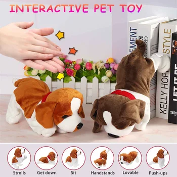 

Sound Control Electronic Dogs Interactive Electronic Pets Robot Dog Bark Stand Walk Electronic Toys Dog For Kids Baby Gift