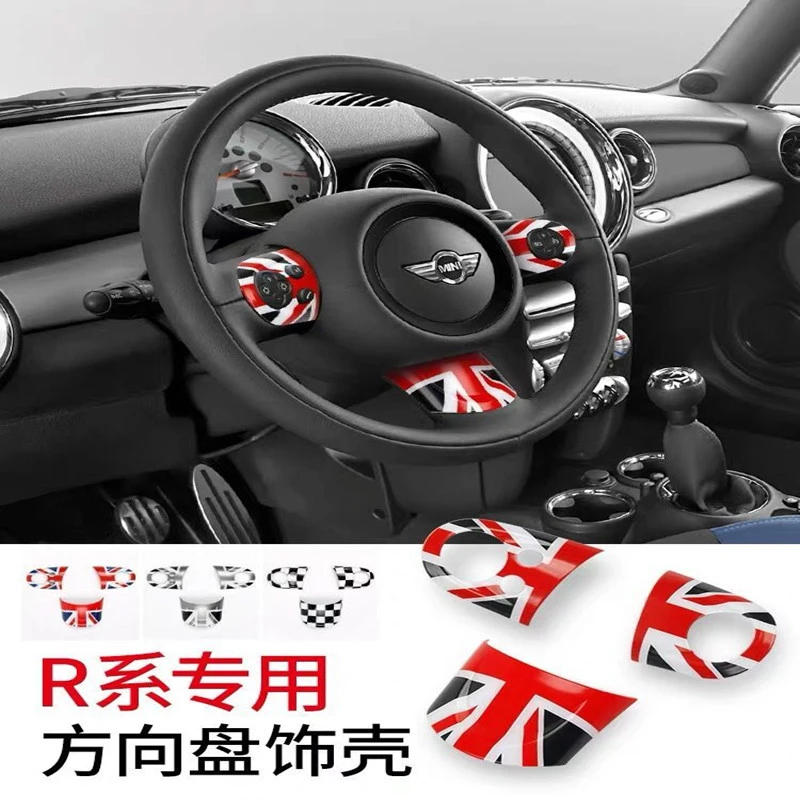 For Mini Cooper Steering Wheel Cover Interior Decoration Accessories