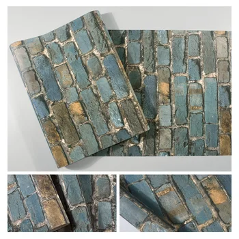 

10m waterproof PVC brick retro wallpaper for bedroom living room office kitchen wall papers home decor bedroom decor wallpaper