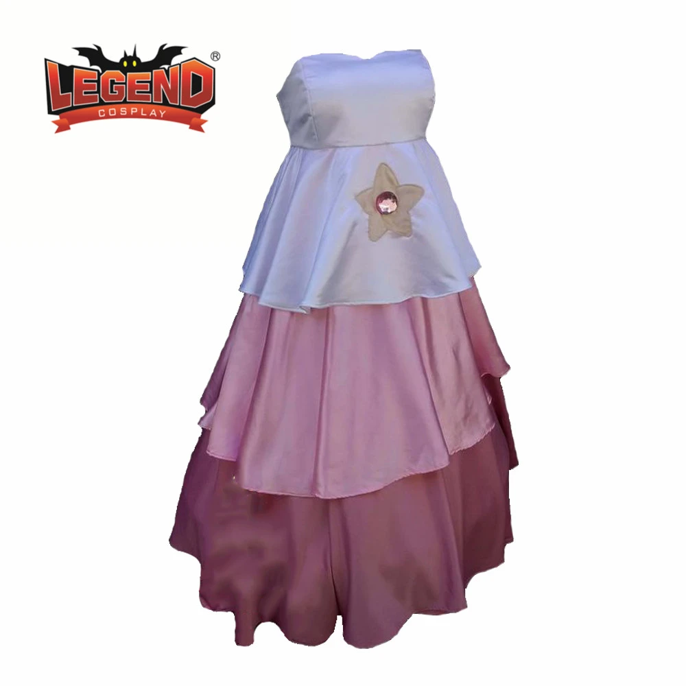 Steven Universe Cosplay Costume Steven Universe Rose Quartz Dress Cosplay Costume Plus Size Custom Made Movie Tv Costumes Aliexpress