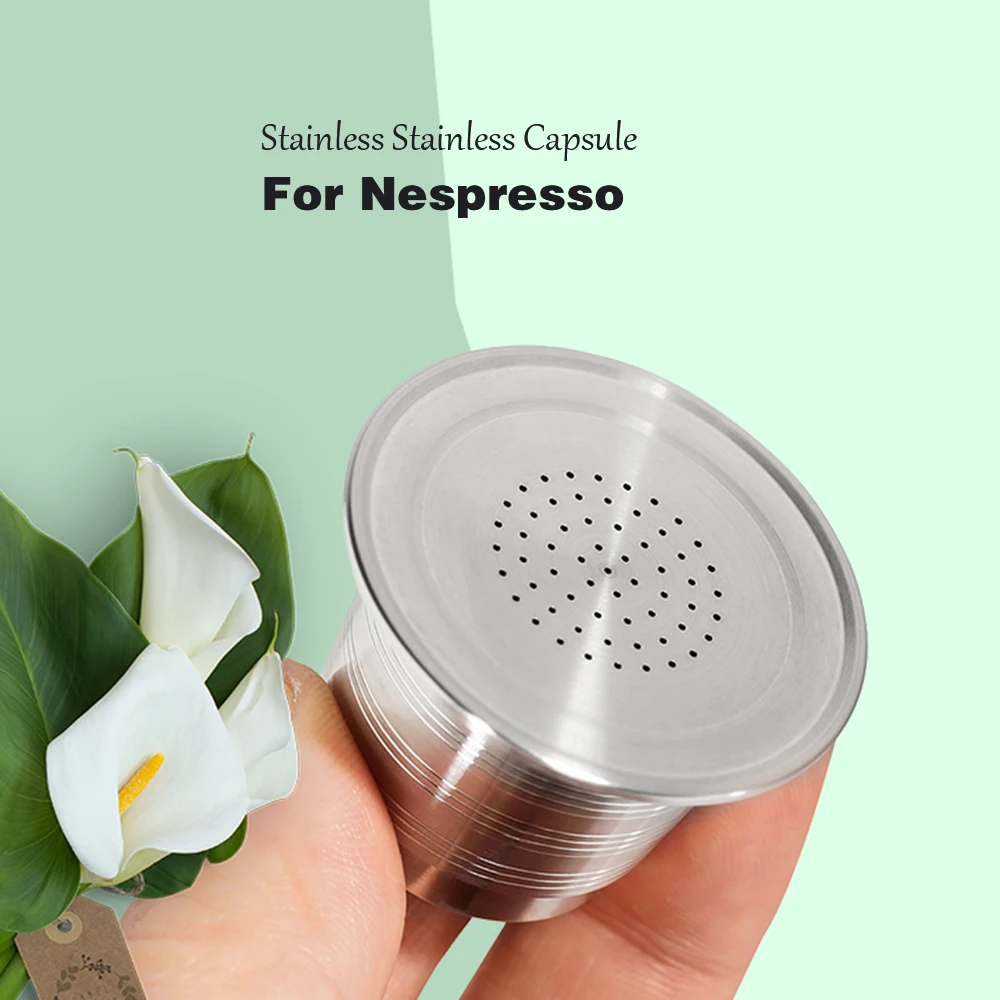 Многоразовая капельница Nespresso многоразовая для кафе с круглым отверстием пустая