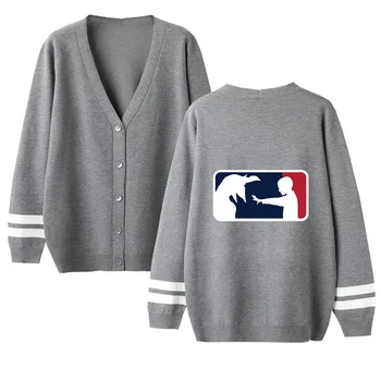 

Stranger Things v-neck Cardigan Sweater men/women Hot Fashion Casual Sweater stranger things Cardigan Sweater gray casual tops