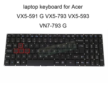 

UK Replacement Keyboards Backlit keyboard for Acer Aspire VX15 VX5 591 VN7 593 793 GB British black laptop parts NKI151305Q new