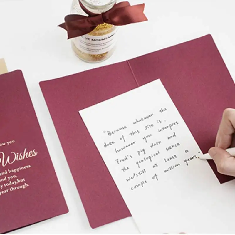  Valentines Day Greeting Card Thank You Note Card With Envelope Festive Party Invitation Card - 4000429918874