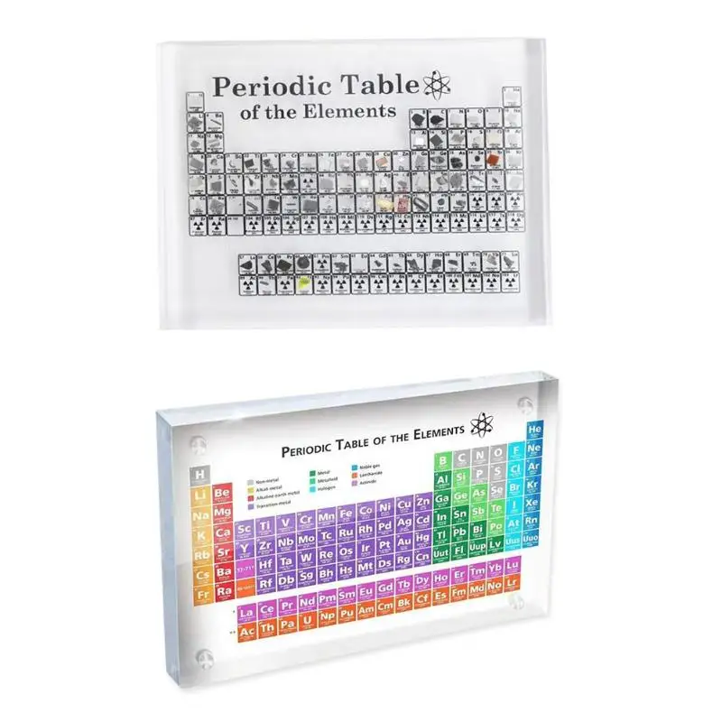 

Montessori Acrylic Periodic Elements Table Display Kids Teaching Aids School Teaching Supplies Study Room Classroom Decorations
