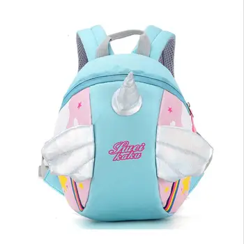 

Unisex 3D Cute Animal Unicorn Backpack children School Bags Boys&Girls Cartoon 2-5Years An-ti Lost Baby Kids Mochila Escolar
