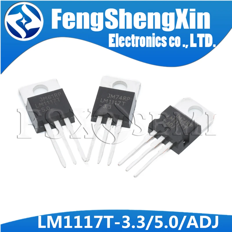 10 шт./лот Новинка Φ TO-220 LM1117T 3 V LM1117 5V TO220 линейный регулятор с низким выключением |