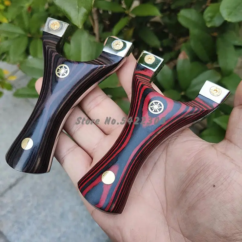 

Hunting Slingshot Titanium Steel Huai Brace Clip Slingshot Catapult Outdoor Athletic Flat Rubber Band Flying Tiger Sling Shot