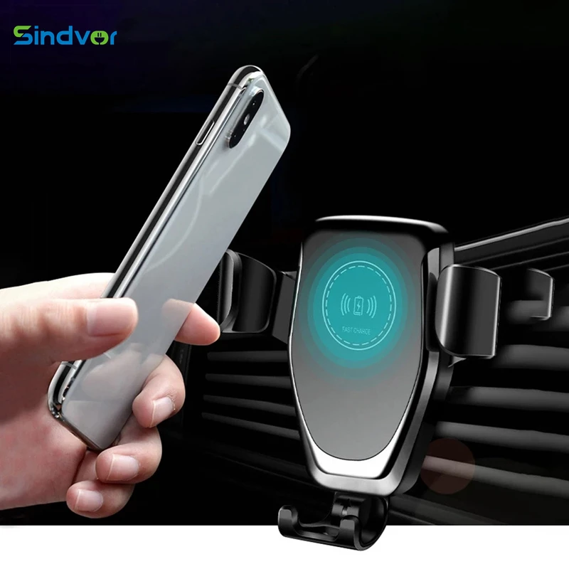 10W Car Mount Wireless Charger for iPhone 11 12 Pro XS Max XR X 8 Quick Qi Fast Charging Phone Holder For Samsung S10 S20 | Мобильные
