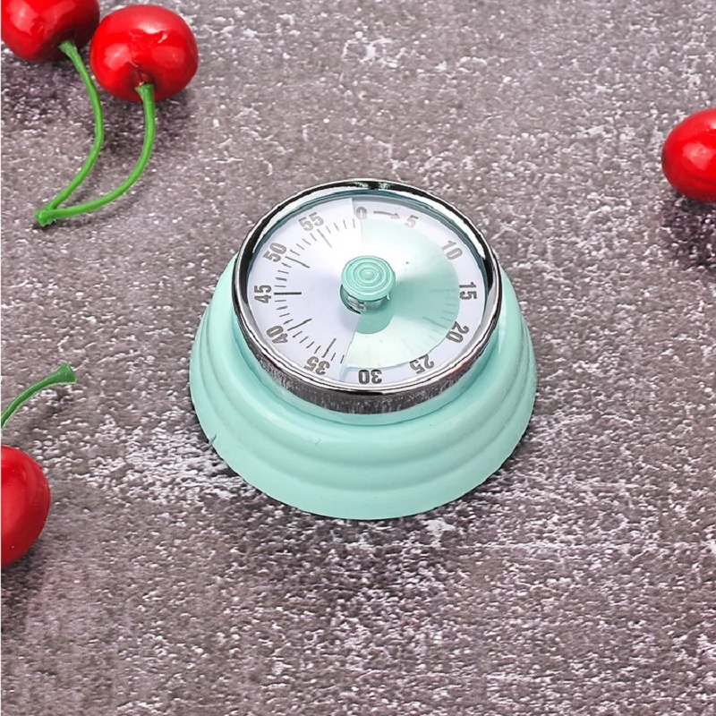 60 Minutes Mechanical Timer-Magnetic Visual Countdown Timer with Alarm for Kitchen Cooking Baking Kitchen Tool