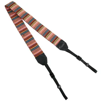 

Universal Color Stripes Soft red Camera Neck Straps Shoulder Strap Belt Grip For Nikon For Canon For Panasonic