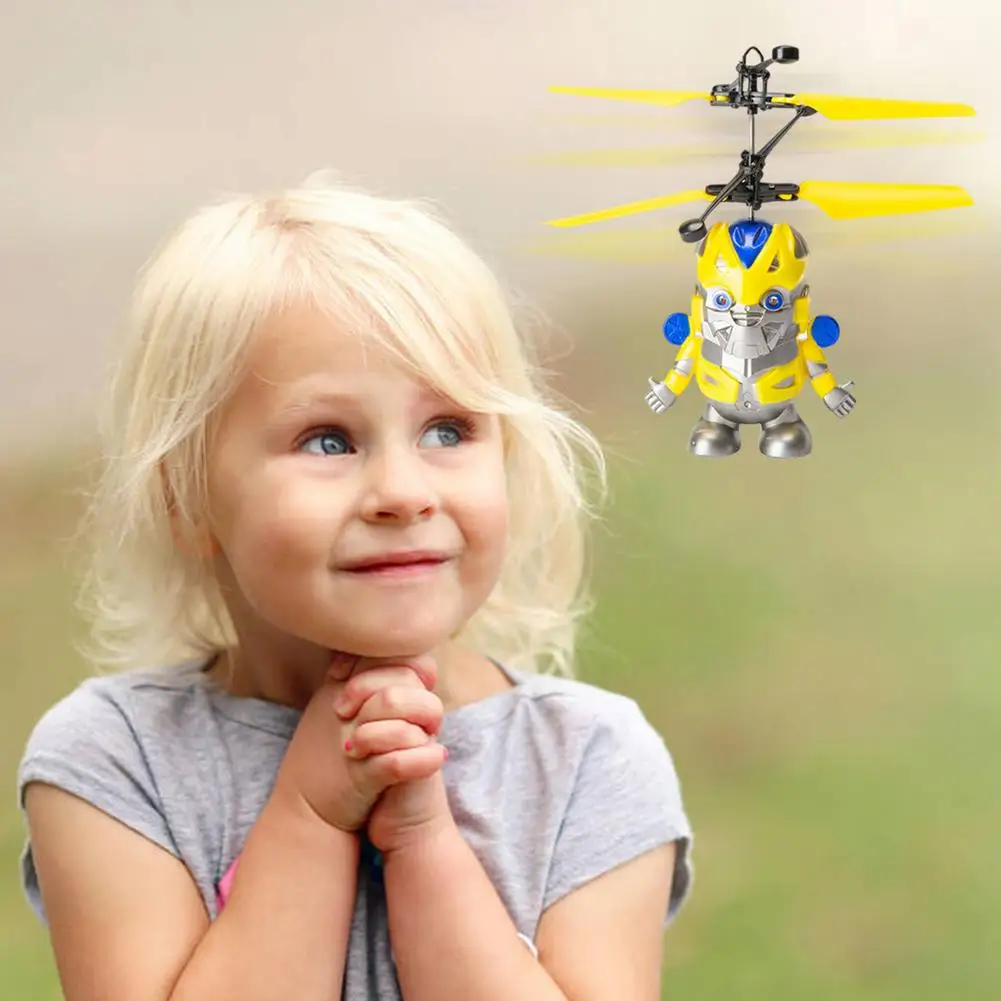 Flying Ball Fairy Drone Helicopter Toys For Kids Boys Girls Infrared Induction Colorful Mini Drone Ball Built-in LED Glow In The