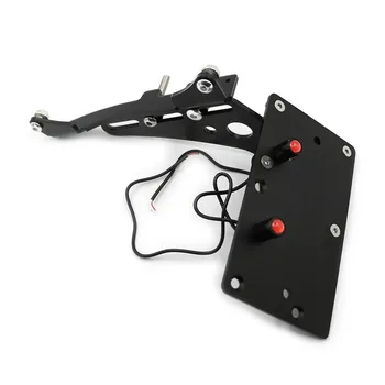 

Motorcycle Rear Tail Light Side Mount License Plate Bracket support For Harley Sportster XL883 XL1200 883 Iron 1200 72 48