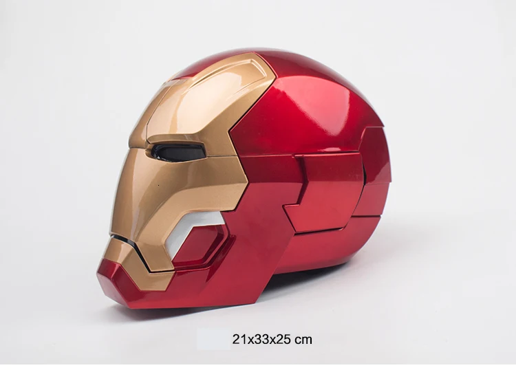 Marvel Legends Mk7 1/1 шлем Железного человека носимые Фигурки Мстителей подвижная модель фильм периферия Figma Electric