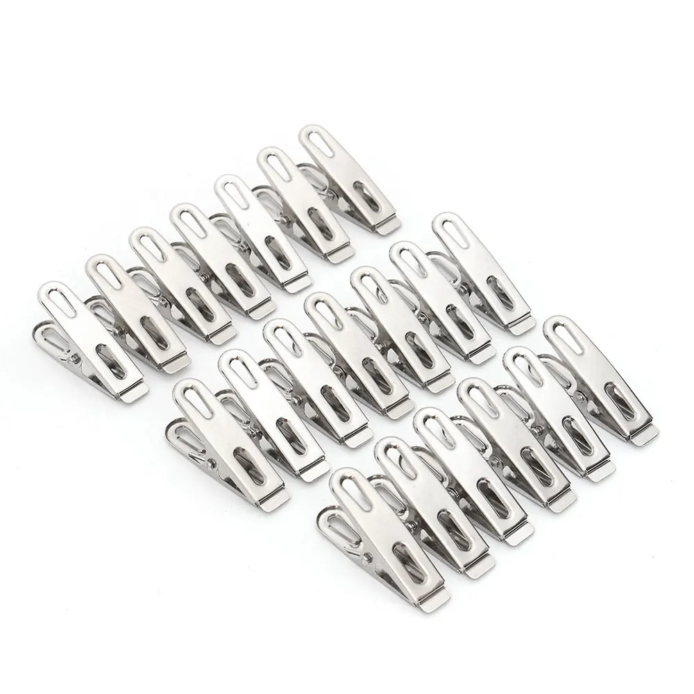 20X METALLO MOLLETTE DA BUCATO Grafette Clip Argento практичный антикоррозийный MOLLETTE DA BUCATO